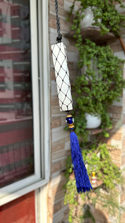 Selenite Evil Eye Hanging